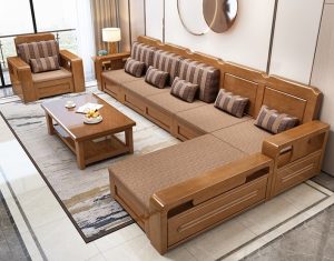 Những điểm cần lưu ý khi kựa chọn sofa gỗ chữ L