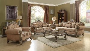 Sofa gỗ sồi được chế tạo tỉ mỉ từng chi tiết