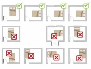 Các trường hợp nên xoay giường ngủ