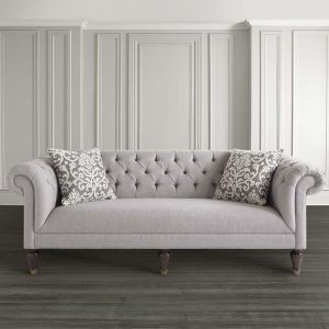 Sofa văng vải xám trung tính