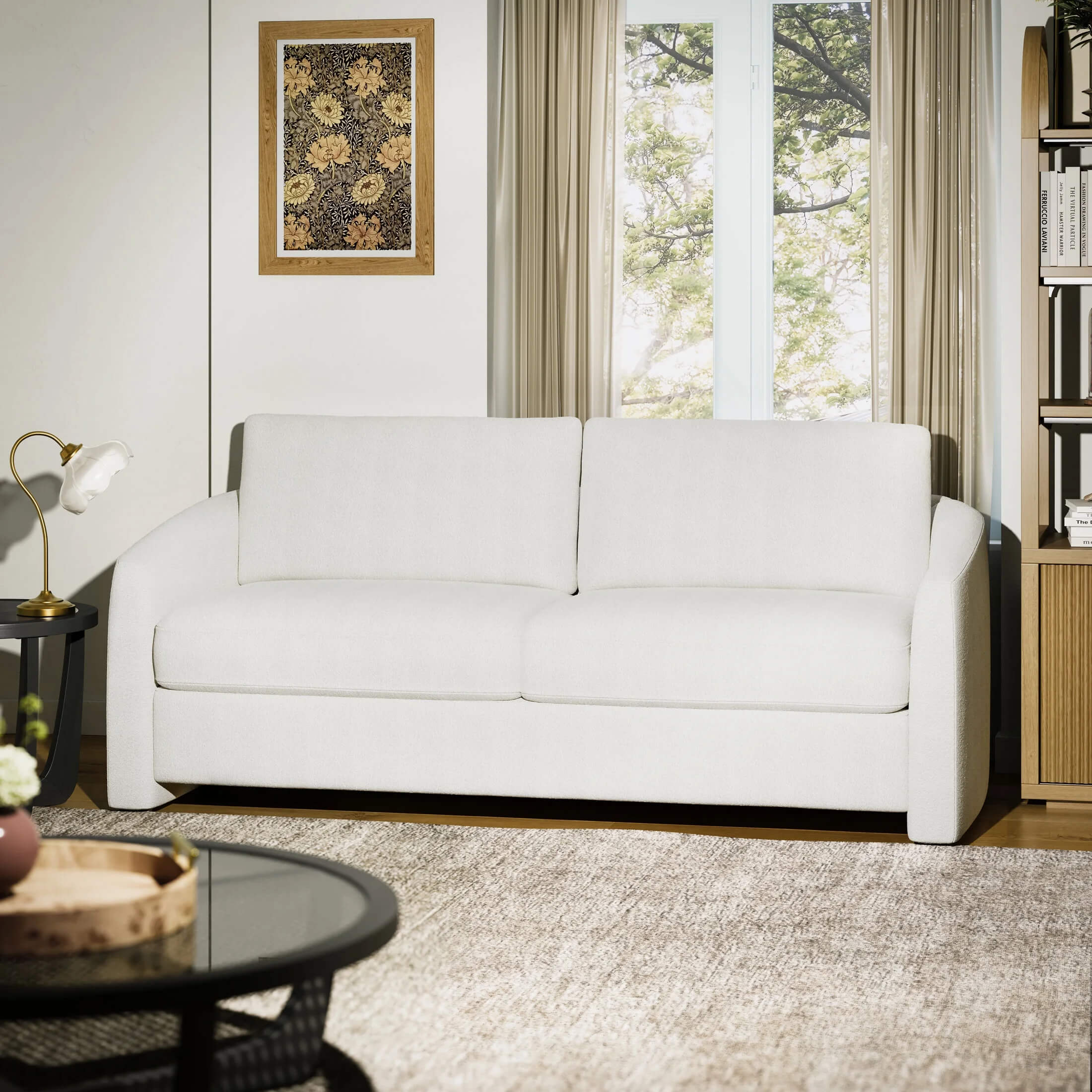 Sofa văng với thiết kế đơn giản