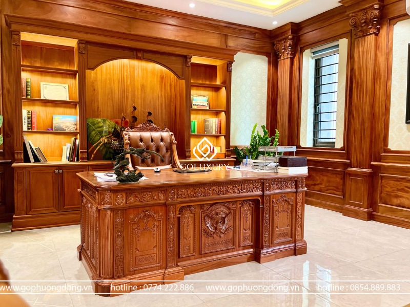 Vì sao nên chọn bàn làm việc gỗ tự nhiên?