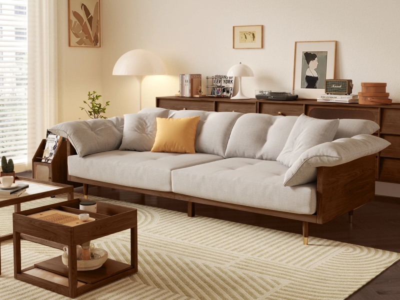 Các loại sofa văng nỉ theo khung ghế