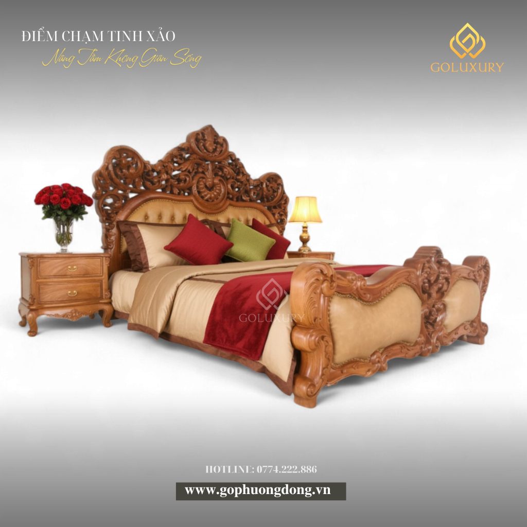 Giường tân cổ điển 01