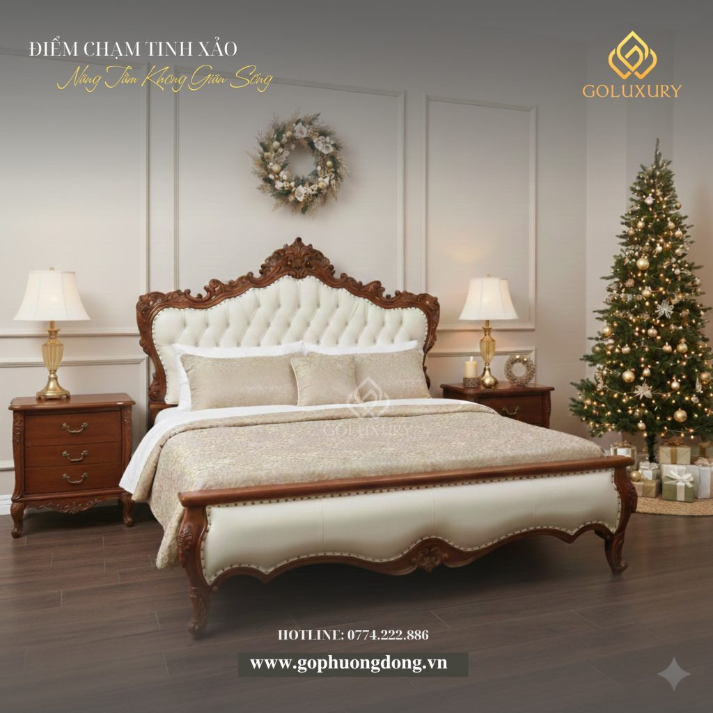 Giường tân cổ điển 08