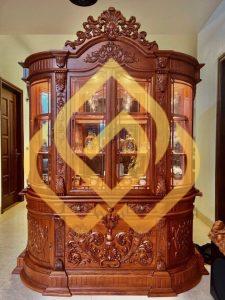 Mẫu Tủ Rượu Gỗ Tự Nhiên Bền Đẹp Sang Trọng