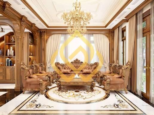 Nội thất phòng khách tân cổ điển