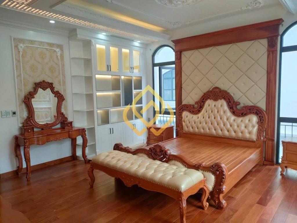 Nội thất gỗ tự nhiên tân cổ điển sang trọng