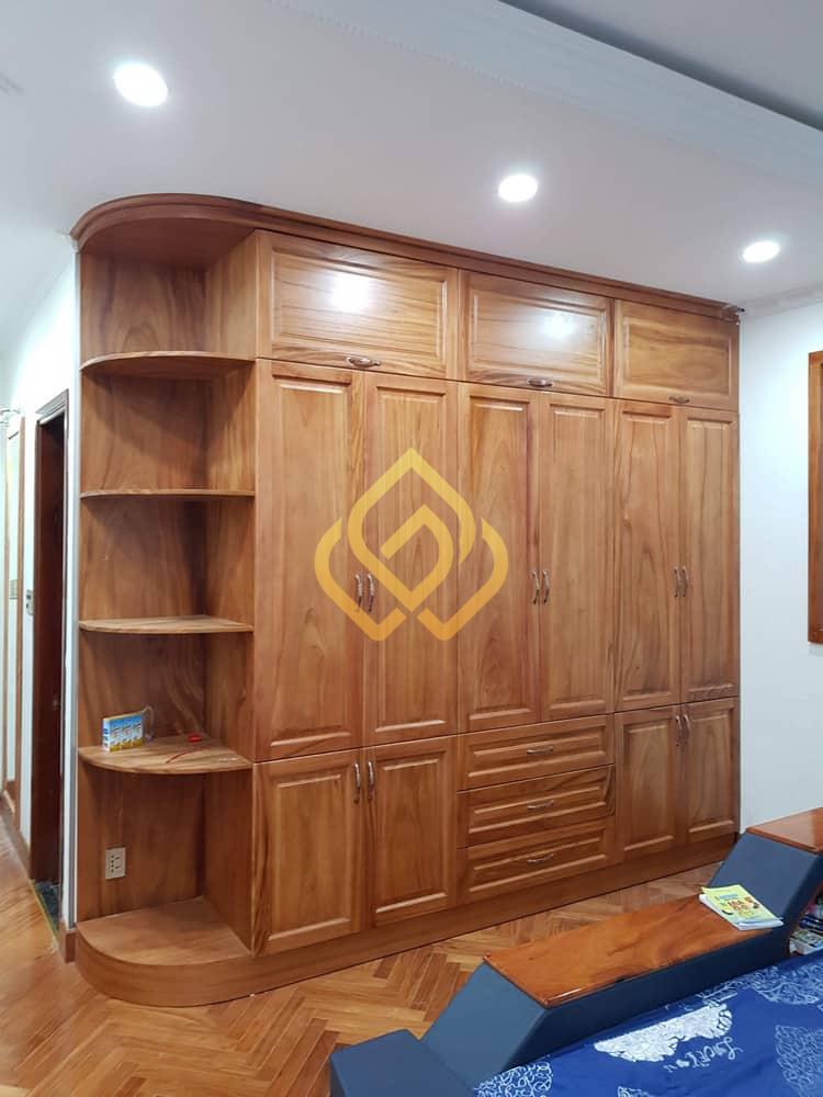 Kinh nghiệm chọn mua tủ quần áo gỗ gõ đỏ hiện đại