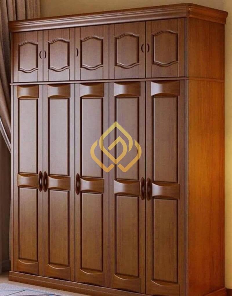 Đặc điểm nổi bật của tủ quần áo gỗ gõ đỏ hiện đại