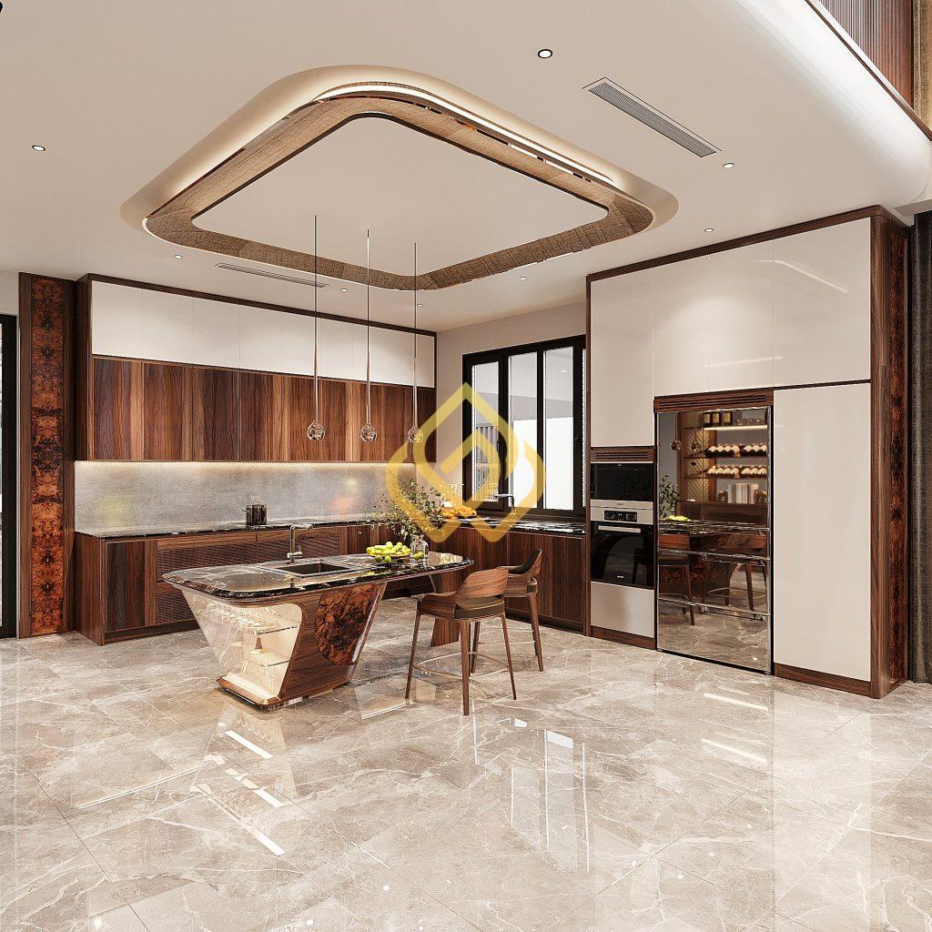 Kinh nghiệm lựa chọn bàn đảo gỗ óc chó phù hợp