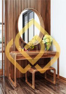 Bàn trang điểm gỗ Óc Chó đẹp
