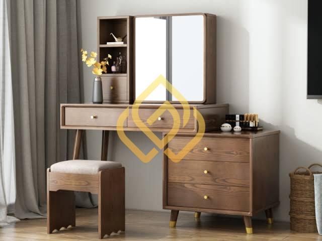 Các mẫu bàn trang điểm gỗ óc chó đẹp được ưa chuộng
