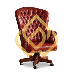 Thiết Kế Ghế Giám Đốc Gỗ Gõ Đỏ Tinh Tế Và Sang Trọng