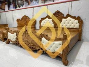 Giường Gỗ Gõ Đỏ Cao Cấp