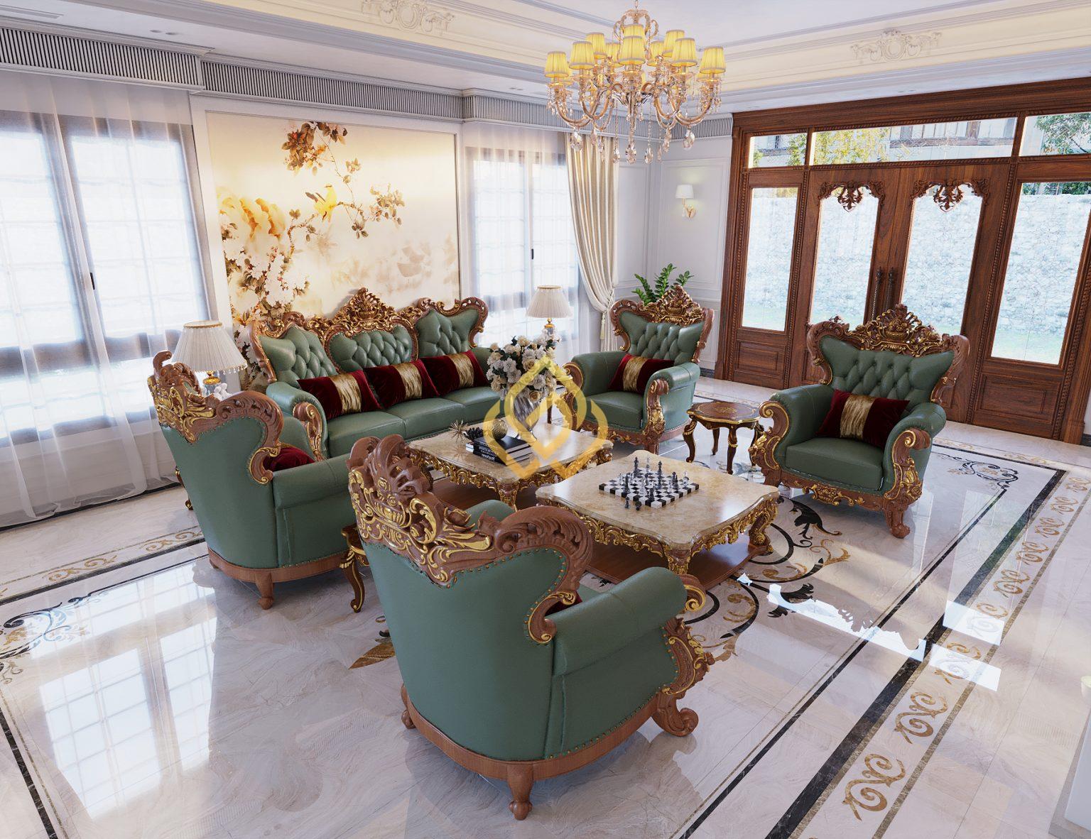Nội thất gỗ gõ đỏ cao cấp