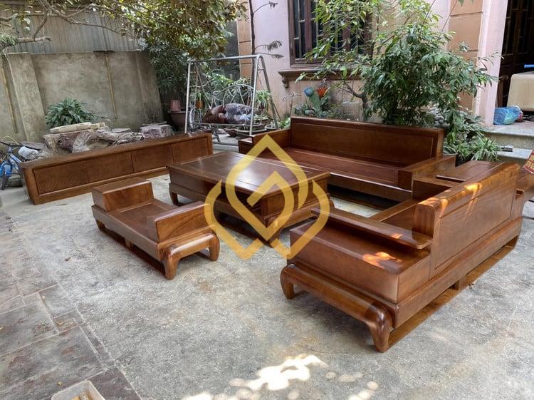 Nội thất gỗ gõ đỏ Nam Phi và gỗ gõ đỏ Lào khác nhau thế nào