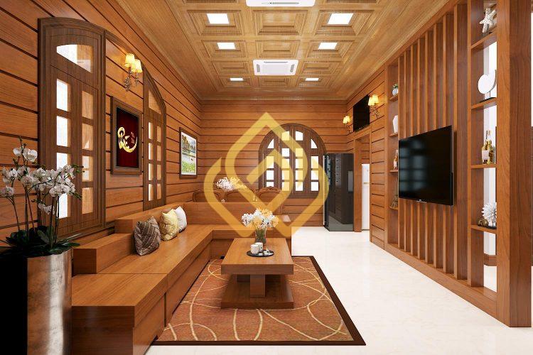 Làm mới không gian với nội thất gỗ gõ đỏ