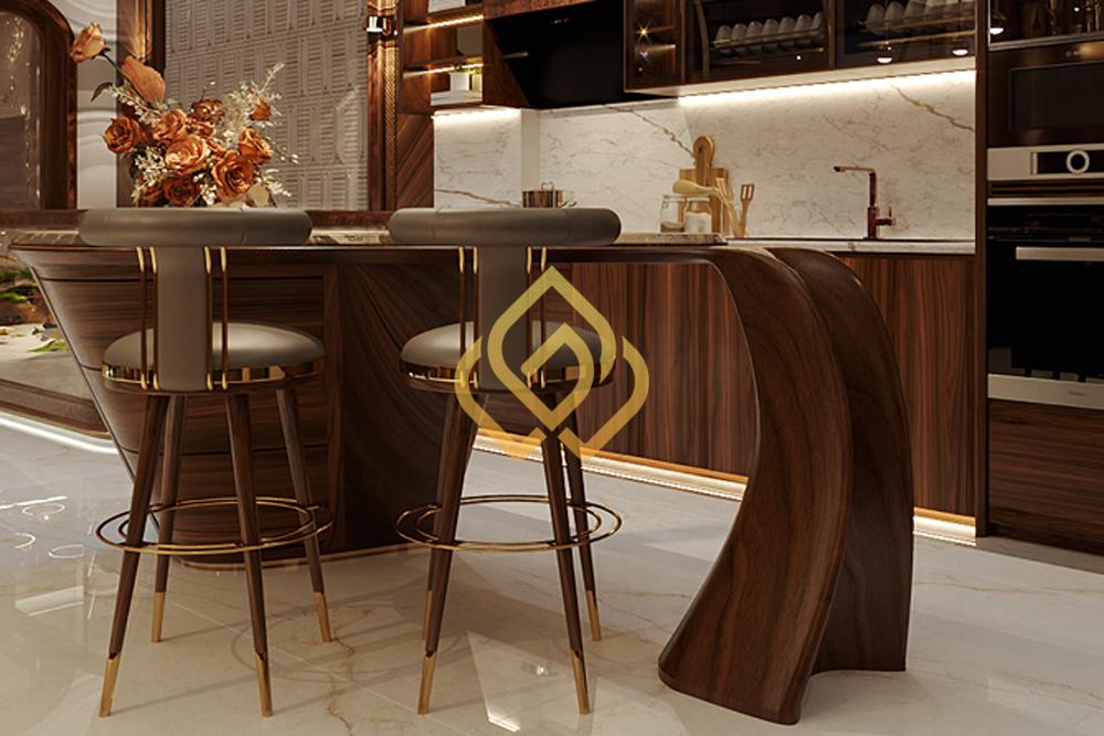 Báo giá quầy bar gỗ óc chó phụ thuộc vào những yếu tố nào