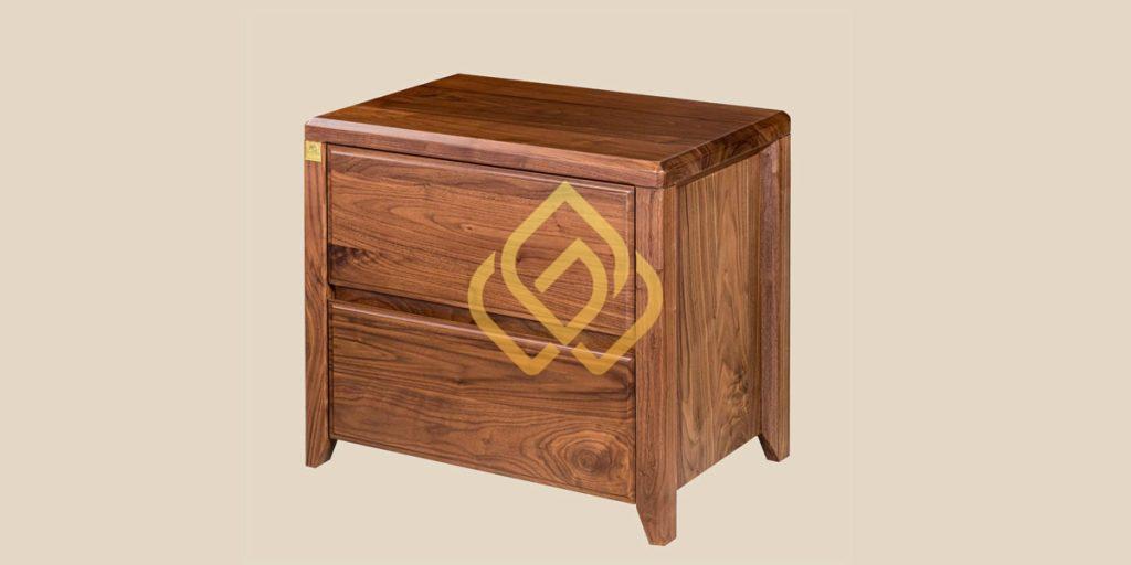 Tủ đầu giường gỗ óc chó