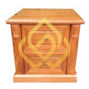 Tủ đầu giường gỗ gõ đỏ sang trọng