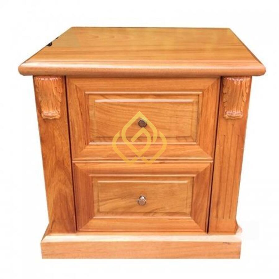 Tủ đầu giường gỗ gõ đỏ sang trọng