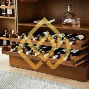 Tủ rượu gỗ óc chó cao cấp